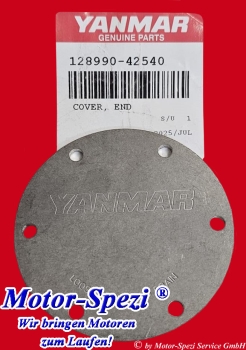 Yanmar Deckel für Seewasserpumpe 3HM, 3HM35, original 128990-42540 ersetzt X0142398